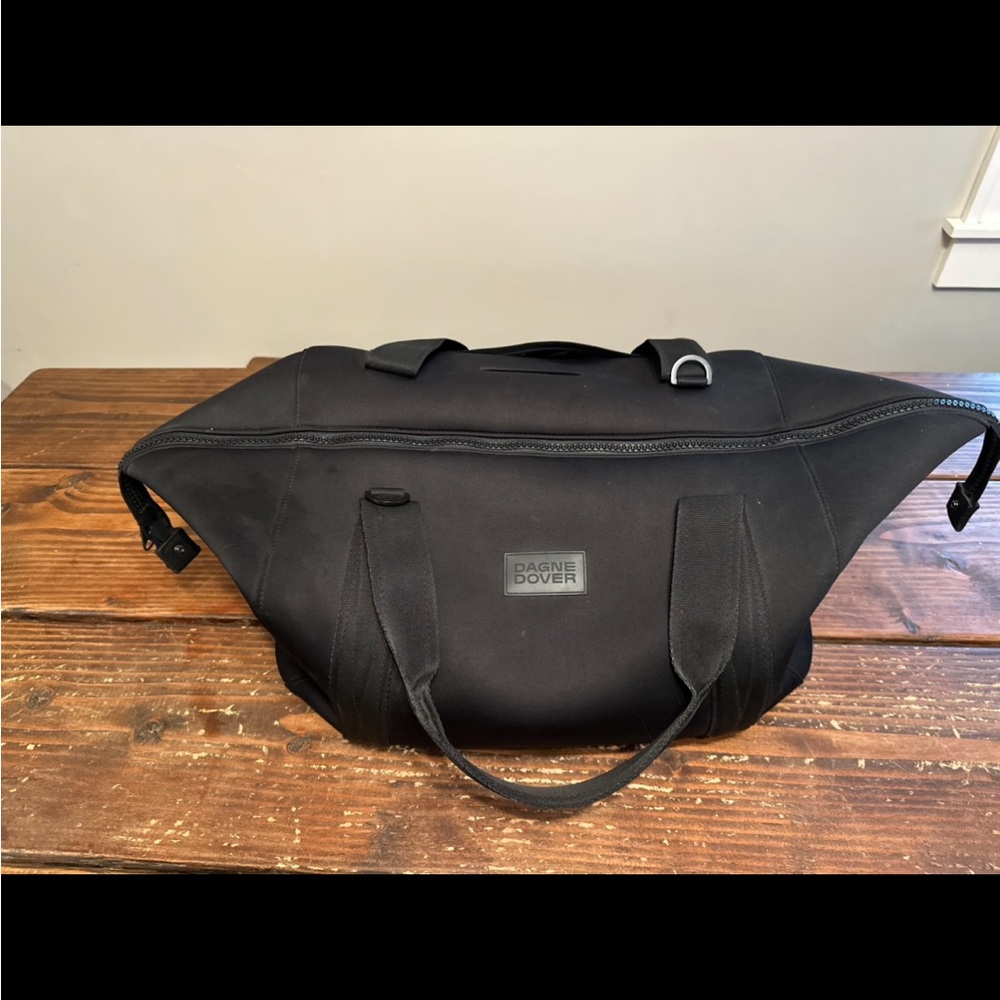 Dagne Dover Landon Neoprene Carryall Bag, Onyx, Extra Large